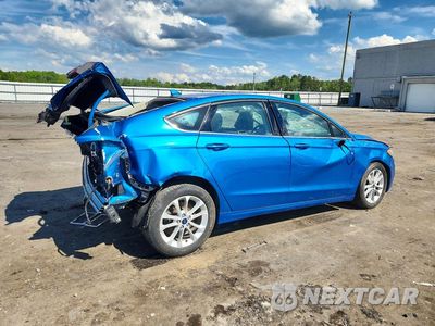 Trzecie zdjęcie samochodu z tyłu: 2020 FORD FUSION SE VIN:3FA6P0HD5LR191664 - miniatura