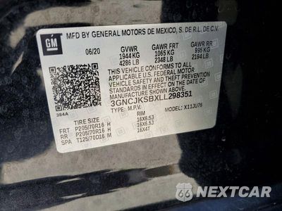 Zdjęcie 25 z 26 samochodu: 2020 CHEVROLET TRAX LS VIN:3GNCJKSBXLL298351 - miniatura