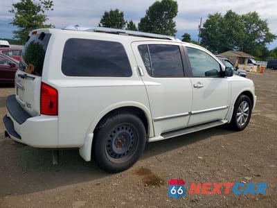 Trzecie zdjęcie samochodu z tyłu: 2010 INFINITI QX56 BASE VIN:5N3ZA0NE5AN909027 - miniatura