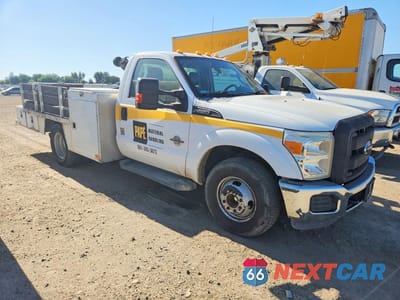 Czwarte zdjęcie samochodu z boku: 2013 FORD F350 SUPER DUTY VIN:1FDRF3GT3DEB14618 - miniatura
