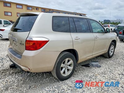 Trzecie zdjęcie samochodu z tyłu: 2009 TOYOTA HIGHLANDER BASE VIN:JTEDS41A592081357 - miniatura
