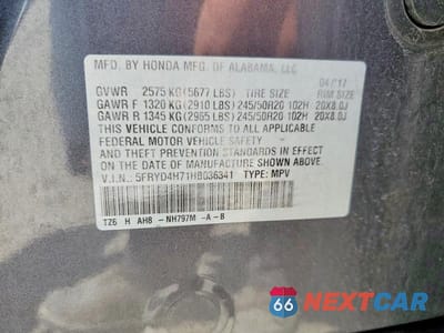 Zdjęcie 14 z 14 samochodu: 2017 ACURA MDX TECHNOLOGY VIN:5FRYD4H71HB036341 - miniatura