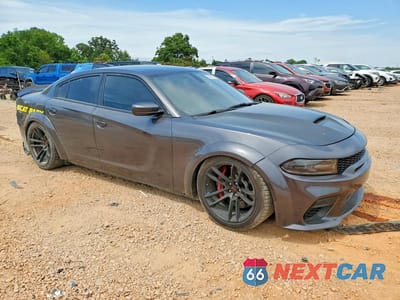 Czwarte zdjęcie samochodu z boku: 2021 DODGE CHARGER SCAT PACK VIN:2C3CDXGJ4MH527778 - miniatura