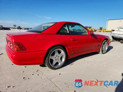 Trzecie zdjęcie samochodu z tyłu: 1999 MERCEDES-BENZ SL 500 VIN:WDBFA68F5XF180777 - miniatura