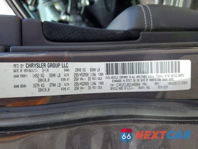 Zdjęcie 12 z 12 samochodu: 2014 JEEP GRAND CHEROKEE SRT-8 VIN:1C4RJFDJ6EC446900 - miniatura