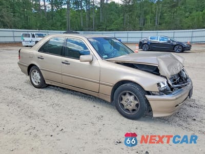 Czwarte zdjęcie samochodu z boku: 2000 MERCEDES-BENZ C 230 VIN:WDBHA24G1YA849691 - miniatura