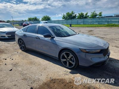 Czwarte zdjęcie samochodu z boku: 2023 HONDA ACCORD HYBRID SPORT VIN:1HGCY2F52PA006702 - miniatura