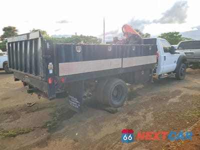 Czwarte zdjęcie samochodu z boku: 2011 FORD F550 SUPER DUTY CRANE TRUCK VIN:1FDUF5HT4BEC37376 - miniatura