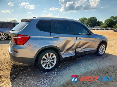 Trzecie zdjęcie samochodu z tyłu: 2014 BMW X3 XDRIVE28I VIN:5UXWX9C57E0D43267 - miniatura