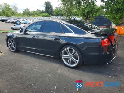 Drugie zdjęcie samochodu z przodu: 2013 AUDI S8 QUATTRO VIN:WAUD2AFD1DN026673 - miniatura
