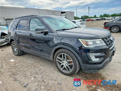 Czwarte zdjęcie samochodu z boku: 2017 FORD EXPLORER SPORT VIN:1FM5K8GT3HGA39940 - miniatura