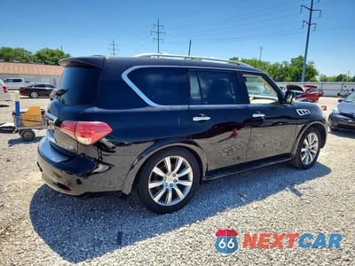 Trzecie zdjęcie samochodu z tyłu: 2014 INFINITI QX80 BASE VIN:JN8AZ2NE1E9066235 - miniatura