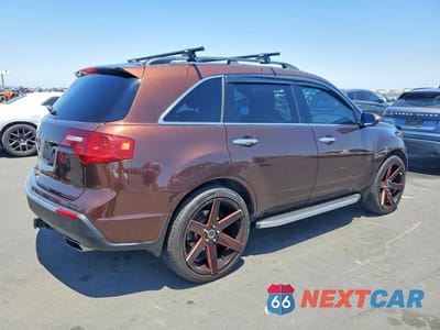 Trzecie zdjęcie samochodu z tyłu: 2010 ACURA MDX ADVANCE VIN:2HNYD2H5XAH528008 - miniatura