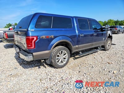 Trzecie zdjęcie samochodu z tyłu: 2015 FORD F150 SUPERCREW VIN:1FTEW1EG5FFC06162 - miniatura