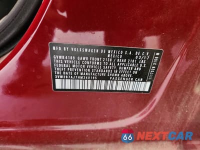 Zdjęcie 13 z 13 samochodu: 2017 VOLKSWAGEN JETTA S VIN:3VW2B7AJ7HM349195 - miniatura