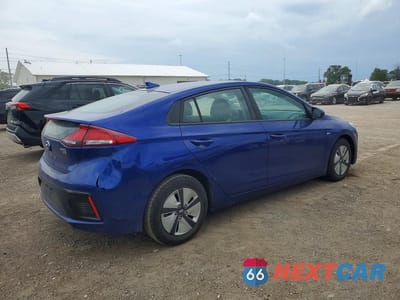 Trzecie zdjęcie samochodu z tyłu: 2019 HYUNDAI IONIQ BLUE VIN:KMHC65LC1KU129290 - miniatura