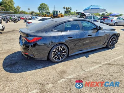 Trzecie zdjęcie samochodu z tyłu: 2024 BMW I4 M50 VIN:WBY33AW02RFS36725 - miniatura