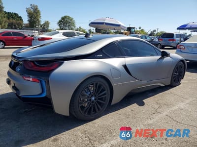 Trzecie zdjęcie samochodu z tyłu: 2019 BMW I8 VIN:WBY2Z4C59K7F14566 - miniatura