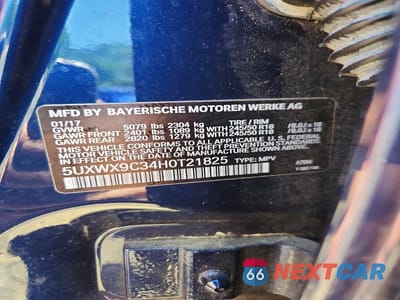 Zdjęcie 13 z 13 samochodu: 2017 BMW X3 XDRIVE28I VIN:5UXWX9C34H0T21825 - miniatura