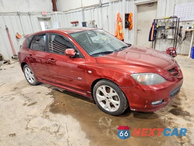 Czwarte zdjęcie samochodu z boku: 2008 MAZDA 3 HATCHBACK VIN:JM1BK343381119286 - miniatura