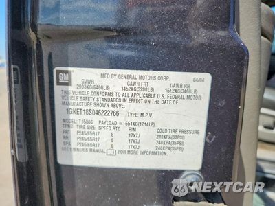 Zdjęcie 13 z 13 samochodu: 2004 GMC ENVOY XL VIN:1GKET16S046222766 - miniatura