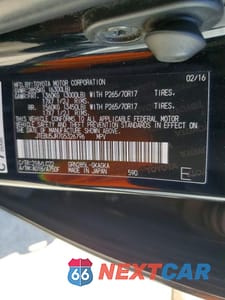 Zdjęcie 12 z 12 samochodu: 2016 TOYOTA 4RUNNER TRAIL PREMIUM VIN:JTEBU5JR7G5326796 - miniatura