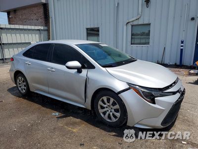 Czwarte zdjęcie samochodu z boku: 2022 TOYOTA COROLLA LE VIN:5YFEPMAE6NP272973 - miniatura