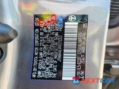 Zdjęcie 12 z 12 samochodu: 2024 TOYOTA GR COROLLA PREMIUM VIN:JTNABAAE4RA015053 - miniatura