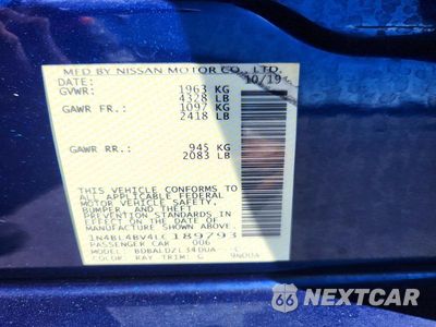 Zdjęcie 12 z 12 samochodu: 2020 NISSAN ALTIMA S VIN:1N4BL4BV4LC189793 - miniatura