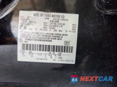 Zdjęcie 13 z 13 samochodu: 2021 FORD EXPLORER VIN:1FMSK7BH8MGB59288 - miniatura