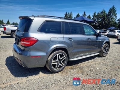 Trzecie zdjęcie samochodu z tyłu: 2018 MERCEDES-BENZ GLS 550 4MATIC VIN:4JGDF7DE2JB035753 - miniatura