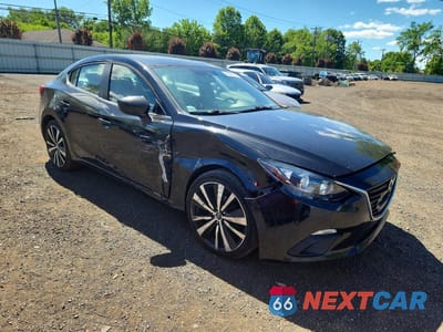 Czwarte zdjęcie samochodu z boku: 2015 MAZDA 3 GRAND TOURING VIN:3MZBM1W7XFM128515 - miniatura