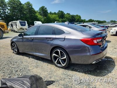 Drugie zdjęcie samochodu z przodu: 2019 HONDA ACCORD SPORT VIN:1HGCV1F38KA091250 - miniatura