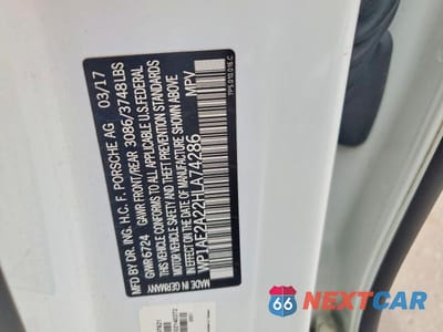 Zdjęcie 13 z 13 samochodu: 2017 PORSCHE CAYENNE SE HYBRID PLATINUM VIN:WP1AE2A22HLA74286 - miniatura