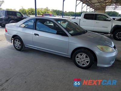 Czwarte zdjęcie samochodu z boku: 2005 HONDA CIVIC DX VP VIN:1HGEM22125L080291 - miniatura