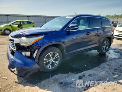 2016 TOYOTA HIGHLANDER XLE 5TDJKRFH9GS300014 - główne zdjęcie licytacji z USA - miniatura