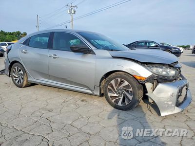 Czwarte zdjęcie samochodu z boku: 2019 HONDA CIVIC LX VIN:SHHFK7H32KU221761 - miniatura