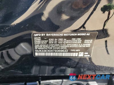 Zdjęcie 12 z 12 samochodu: 2026 BMW X6 XDRIVE40I VIN:5UX33EX0XT9369633 - miniatura