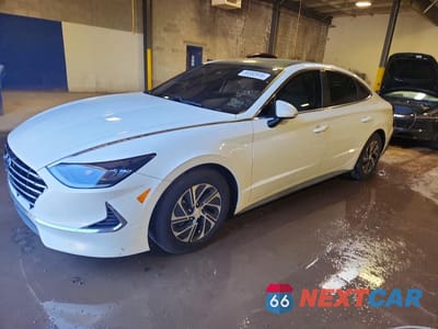 2021 HYUNDAI SONATA HYBRID BLUE KMHL24JJ0MA033100 - główne zdjęcie licytacji z USA - miniatura