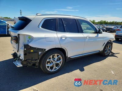 Trzecie zdjęcie samochodu z tyłu: 2024 BMW X3 XDRIVE30I VIN:WBX57DP06RN309621 - miniatura