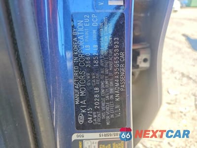 Zdjęcie 12 z 12 samochodu: 2016 KIA RIO VIN:KNADM4A35G6553933 - miniatura