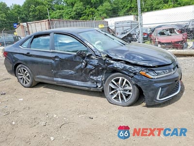 Czwarte zdjęcie samochodu z boku: 2026 VOLKSWAGEN JETTA SE VIN:3VW7W7BU5TM031328 - miniatura