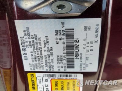 Zdjęcie 12 z 12 samochodu: 2017 FORD FUSION SE VIN:3FA6P0HD0HR294854 - miniatura
