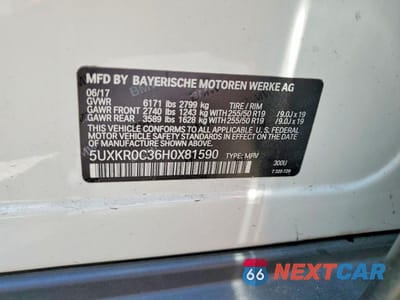 Zdjęcie 13 z 13 samochodu: 2017 BMW X5 XDRIVE35I VIN:5UXKR0C36H0X81590 - miniatura