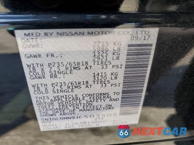 Zdjęcie 13 z 13 samochodu: 2018 INFINITI QX60 BASE VIN:5N1DL0MN9JC503505 - miniatura