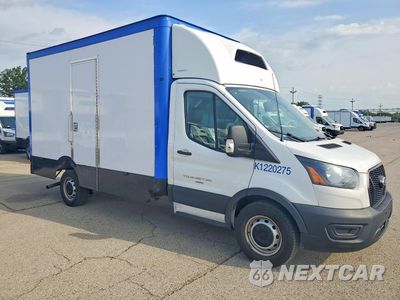 Czwarte zdjęcie samochodu z boku: 2023 FORD TRANSIT DELIVERY TRUCK VIN:1FDBW5ZG3PKA23593 - miniatura