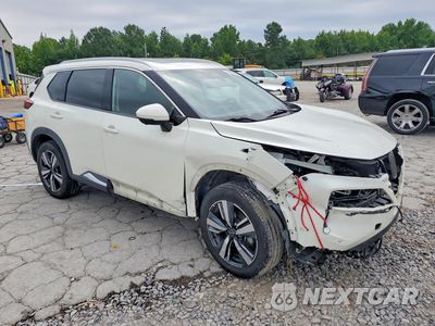 Czwarte zdjęcie samochodu z boku: 2023 NISSAN ROGUE SL VIN:5N1BT3CB6PC802331 - miniatura