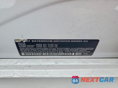 Zdjęcie 12 z 12 samochodu: 2020 BMW M340I VIN:WBA5U7C07LFH31749 - miniatura