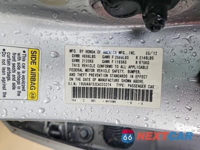 Zdjęcie 13 z 13 samochodu: 2012 ACURA TL VIN:19UUA8F52CA033274 - miniatura