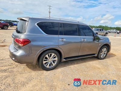Trzecie zdjęcie samochodu z tyłu: 2016 INFINITI QX80 BASE VIN:JN8AZ2NEXG9123373 - miniatura